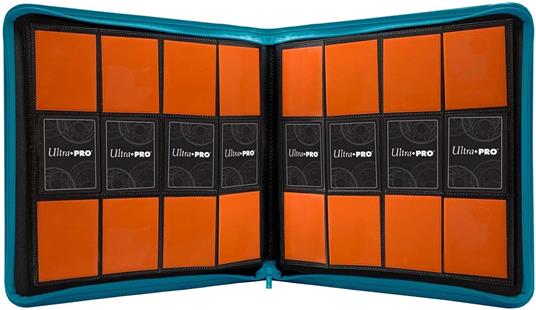 Zippered 12-Pocket PRO-Binder - Teal (E-15746) - 4