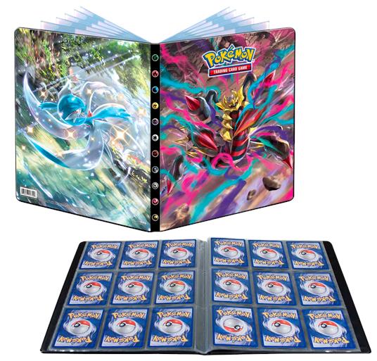Ultra pro pokemon portfolio 9 tasche 14 pagine spada e scudo origine perduta 0/12