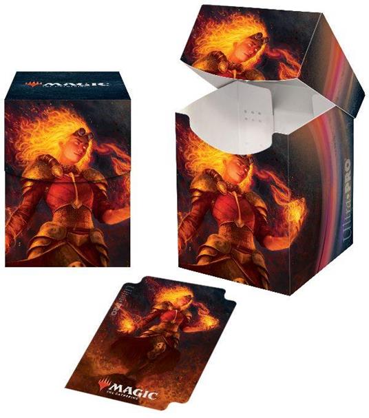 Pro-100+ Deck Box. Magic: The Gathering. M21 Chandra, Heart of Fire (E-18368)