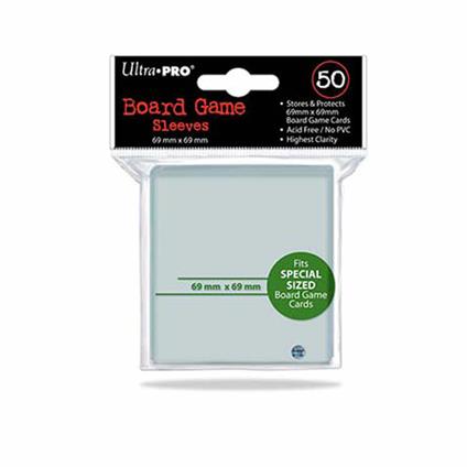 Ultra Pro Proteggi Carte Pacchetto 50 Bustine 69X69Mm