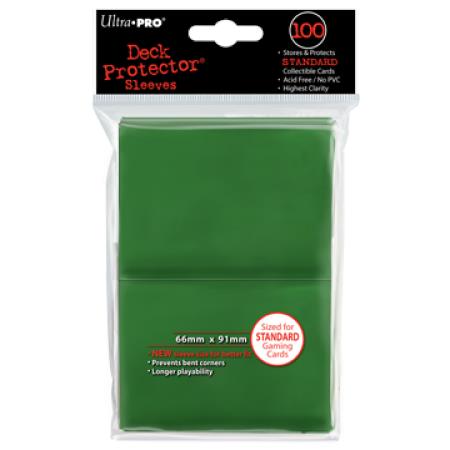 Ultra Pro Proteggi Carte Standard Pacchetto Da 100 Bustine 66Mm X 91Mm Green 30 60