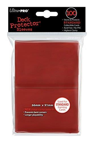 Ultra Pro Porta Card 100 Pezzi Rosso Standard