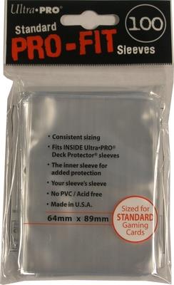 100 Deck Protector Sleeves Ultra Pro Magic STANDARD PRO-FIT Pro Fit Bustine Protettive Buste