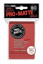 Ultra Pro Proteggi Carte Mini Pacchetto Da 60 Bustine 62Mm X 89Mm Pro-Matte Non-Glare Red 10/100