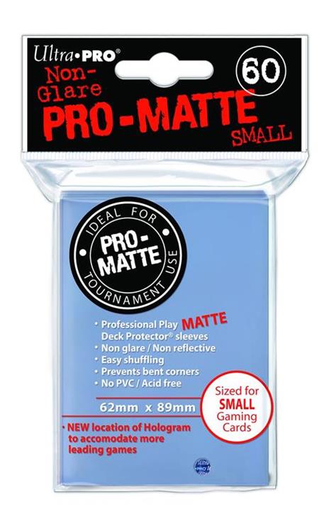 UP. PRO MATTE SMALL SIZE. CLEAR