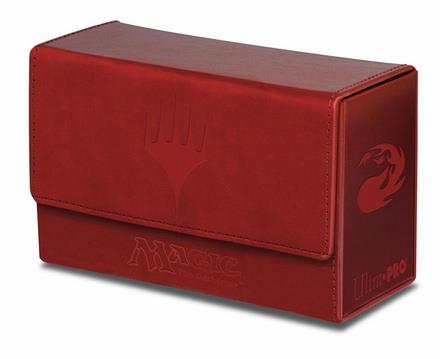 ULTRA PRO Magic Porta mazzo orizzontale Dual Flip Box Mana Red 0/6 - 3