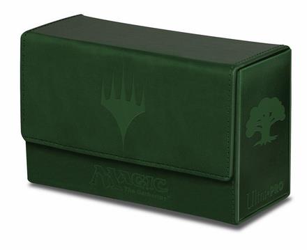 ULTRA PRO Magic Porta mazzo orizzontale Dual Flip Box Mana Green 0/6 - 6