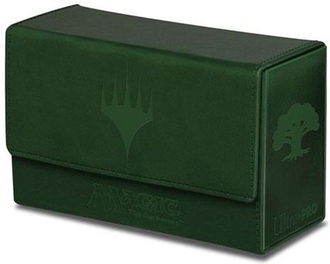 ULTRA PRO Magic Porta mazzo orizzontale Dual Flip Box Mana Green 0/6 - 2