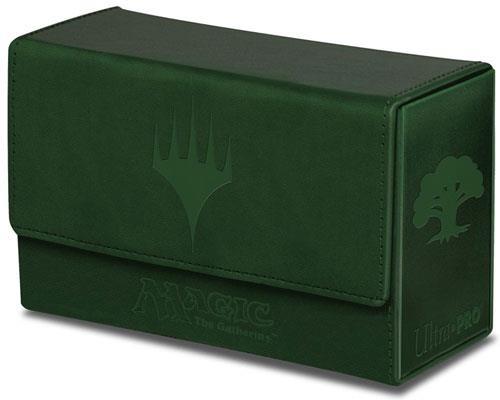 ULTRA PRO Magic Porta mazzo orizzontale Dual Flip Box Mana Green 0/6