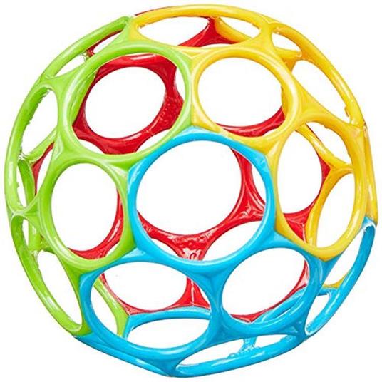 Oball Classic giocattolo facile da maneggiare, rosso/blu/verde/giallo