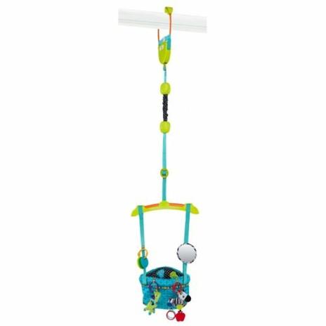Bright Starts Altalena da Porta Deluxe Bounce n Spring Turchese K10410 - 3