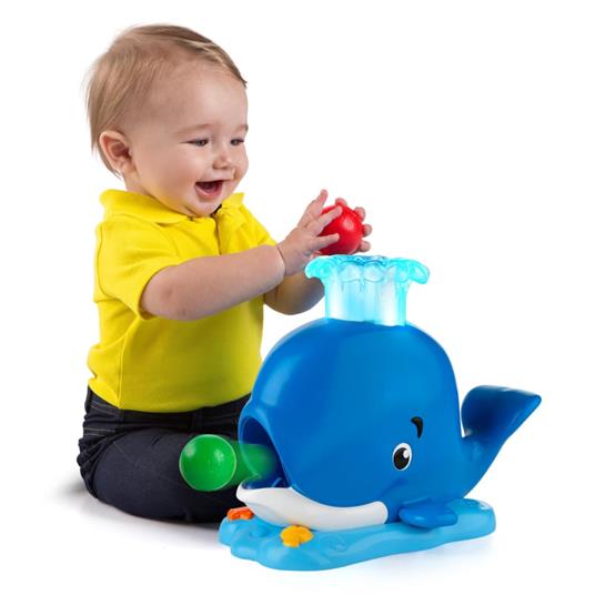Bright Starts Giocattolo Attività Silly Spout Whale Popper