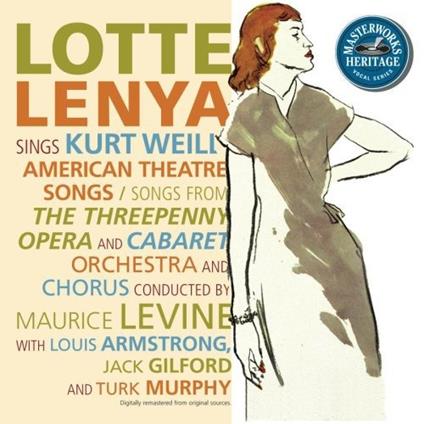 Sings Kurt Weill - CD Audio di Kurt Weill,Lotte Lenya