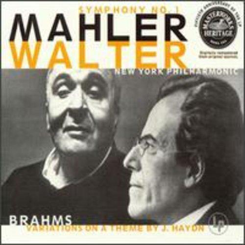 Symphony No. 1 / Variations On A Theme By J. Haydn - CD Audio di Johannes Brahms,Gustav Mahler,Bruno Walter,New York Philharmonic Orchestra