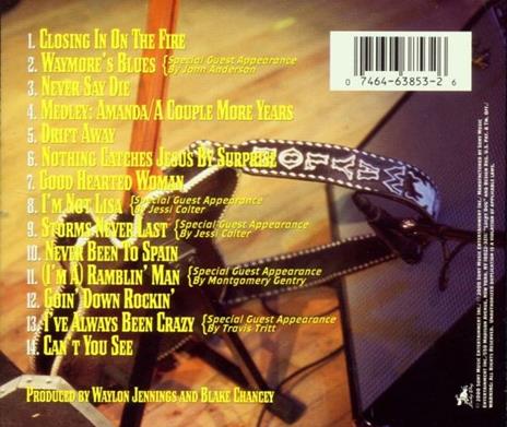 Never Say Die Live - CD Audio di Waylon Jennings - 2