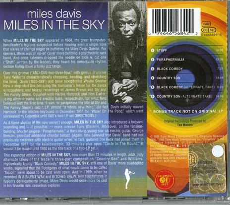 Miles in the Sky - CD Audio di Miles Davis - 2