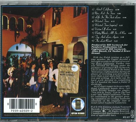 Hotel California - CD Audio di Eagles - 2