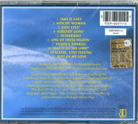 Their Greatest Hits '71-'75 - CD Audio di Eagles - 2