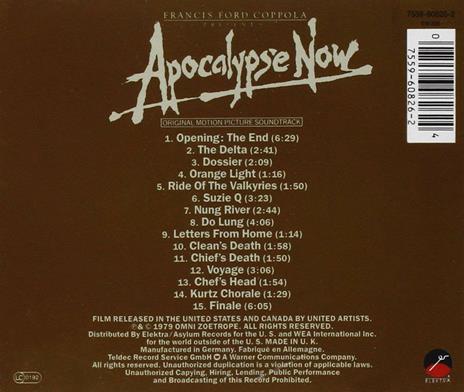 Apocolypse Now (Colonna sonora) - CD Audio - 2