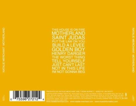 Motherland - CD Audio di Natalie Merchant - 2