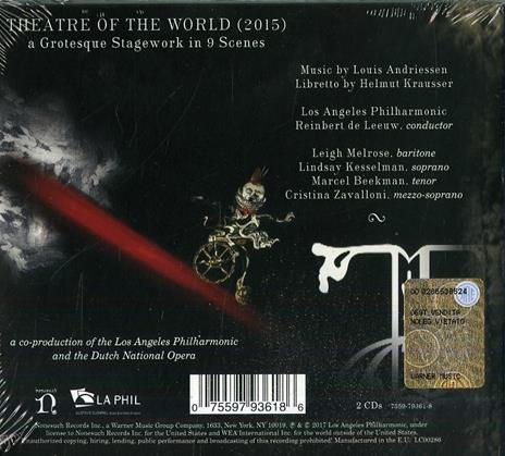 Theatre of the World - CD Audio di Los Angeles Philharmonic Orchestra,Hendrik Andriessen,Reinbert de Leeuw - 2