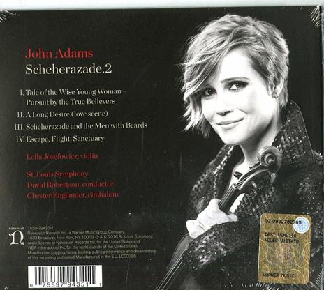 Scheherazade.2 - CD Audio di John Adams,Saint Louis Symphony Orchestra,Leila Josefowicz,David Robertson - 2