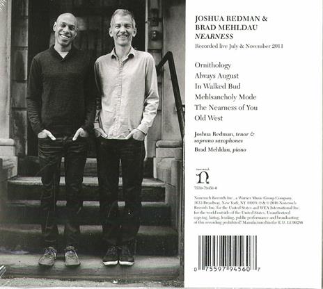 Nearness - CD Audio di Brad Mehldau,Joshua Redman - 2