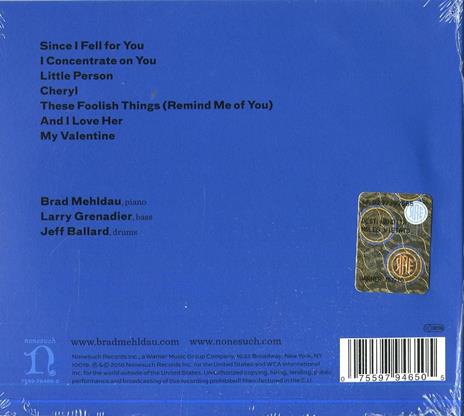 Blues and Ballads - CD Audio di Brad Mehldau - 2