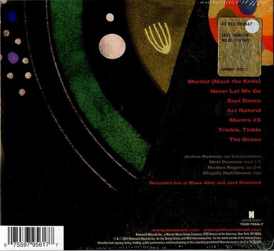 Trios Live - CD Audio di Joshua Redman - 2