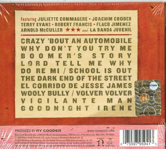 Live in San Francisco - CD Audio di Ry Cooder,Corridos Famosos - 2