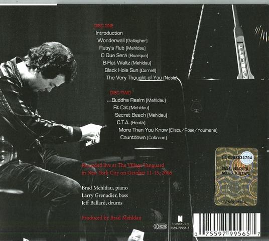 Brad Mehldau Trio Live - CD Audio di Brad Mehldau,Larry Grenadier,Jeff Ballard - 2