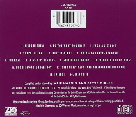 Greatest Hits - CD Audio di Bette Midler - 2