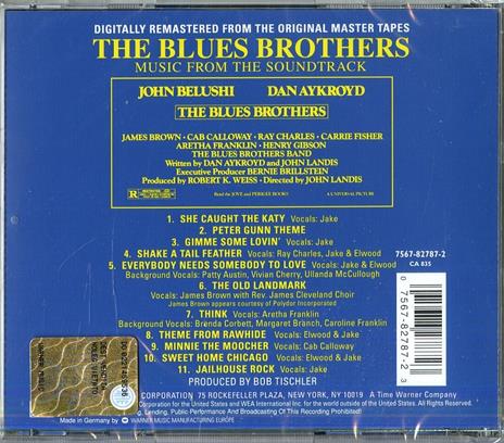 Blues Brothers (Colonna sonora) (Remastered) - CD Audio di Blues Brothers - 2