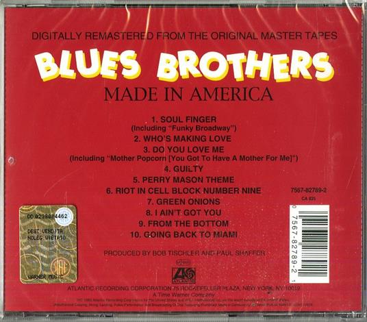 Made in America (Remastered) - CD Audio di Blues Brothers - 2