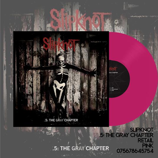 .5: The Gray Chapter (Pink Coloured Vinyl) - Vinile LP di Slipknot