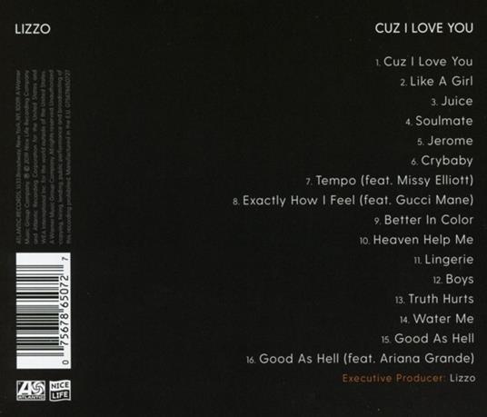Cuz I Love You - CD Audio di Lizzo - 2