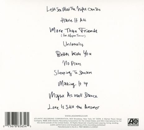 Know - CD Audio di Jason Mraz - 2