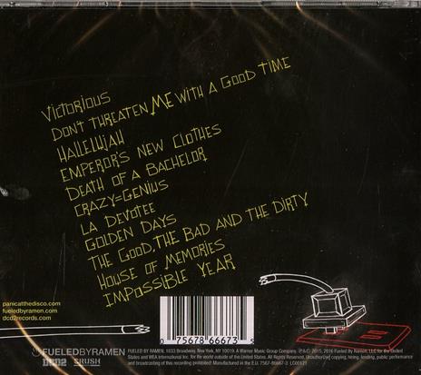 Death of a Bachelor - CD Audio di Panic! At the Disco - 2