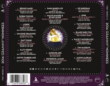 2014 Grammy Nominees - CD Audio - 2