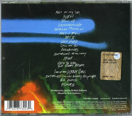 Paramore - CD Audio di Paramore - 2