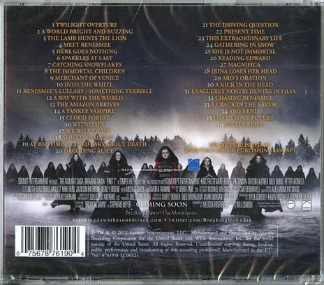 The Twilight Saga. Breaking Dawn Part 2. The Score (Colonna sonora) - CD Audio di Carter Burwell - 2
