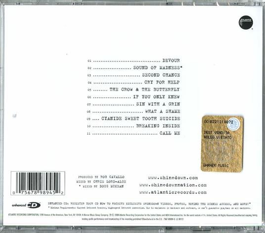 The Sound of Madness - CD Audio di Shinedown - 2