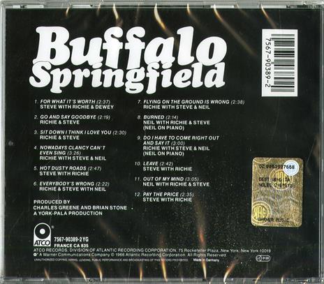 Buffalo Springfield - CD Audio di Buffalo Springfield - 3
