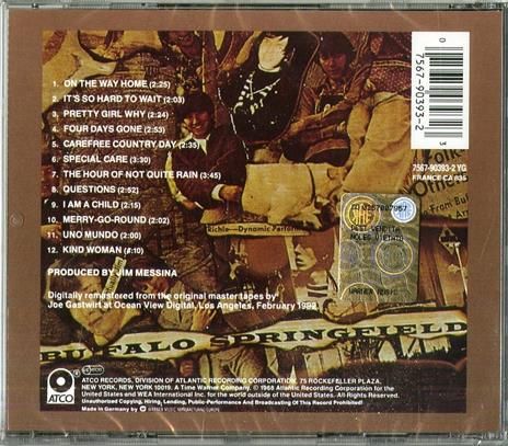 Last Time Around - CD Audio di Buffalo Springfield - 2