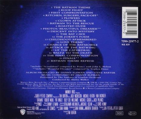 Batman (Colonna sonora) - CD Audio - 2