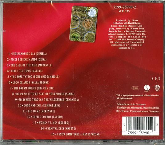 Rei Momo - CD Audio di David Byrne - 2