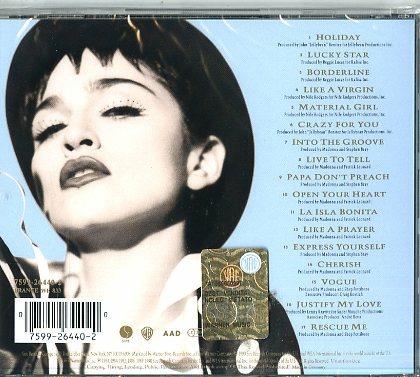 The Immaculate Collection - CD Audio di Madonna - 2