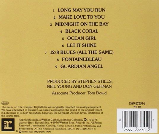 Long May You Run - CD Audio di Neil Young,Stephen Stills - 2