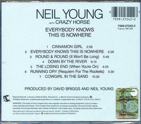 Everybody Knows This Is Nowhere - CD Audio di Neil Young,Crazy Horse - 2