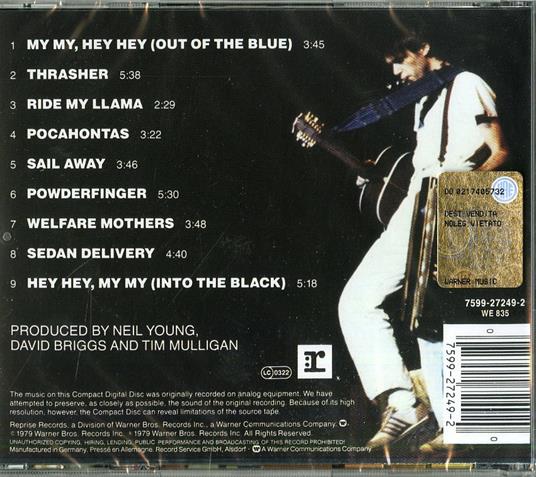 Rust Never Sleeps - CD Audio di Neil Young - 2